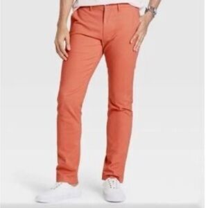 Goodfellow & Co. Men's Coral Stone Chino Straight Leg Hennepin Pants 44/30